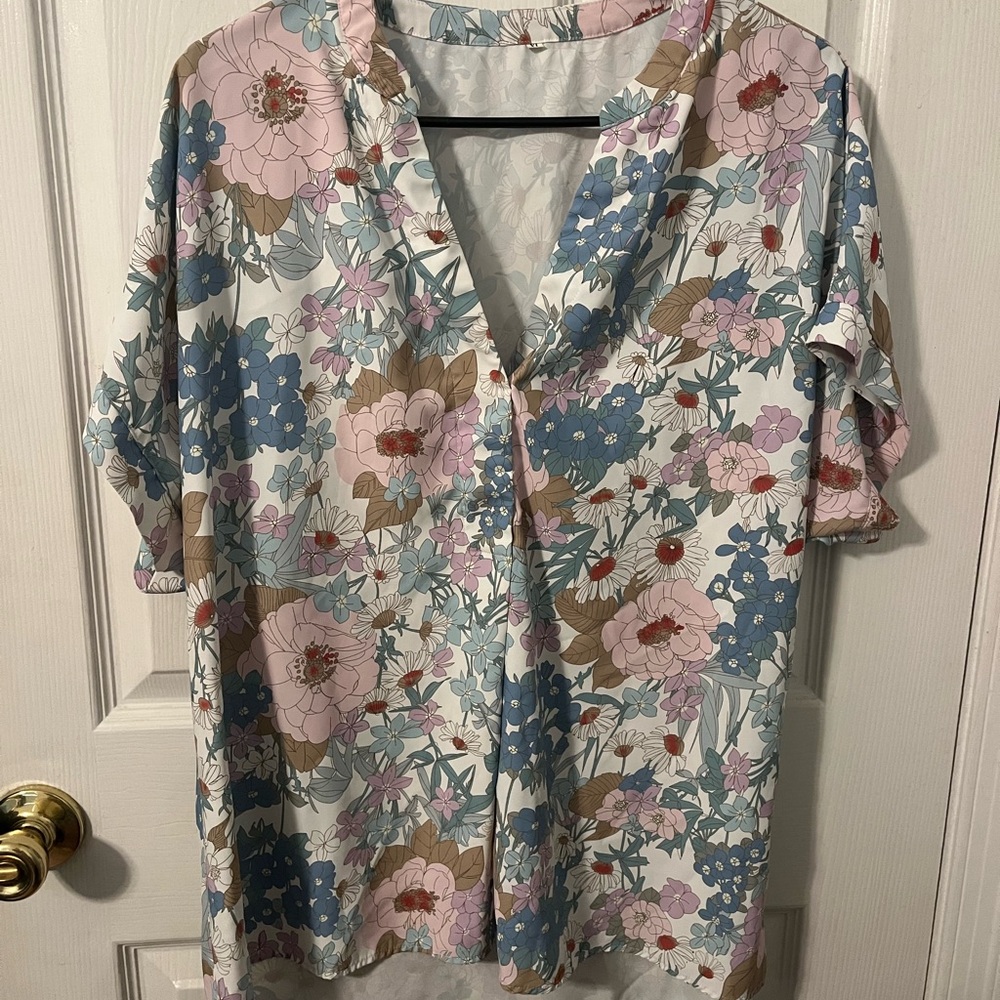 Floral Women's Top - Multicolor